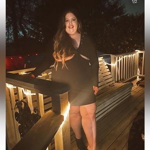 Target wild fable Black sparkly dress size XXL